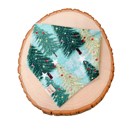 Winter Evergreen Dog Bandana