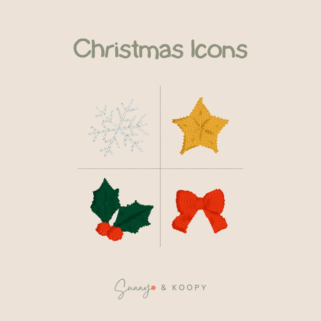 XMAS Custom Name Embroidered Add On