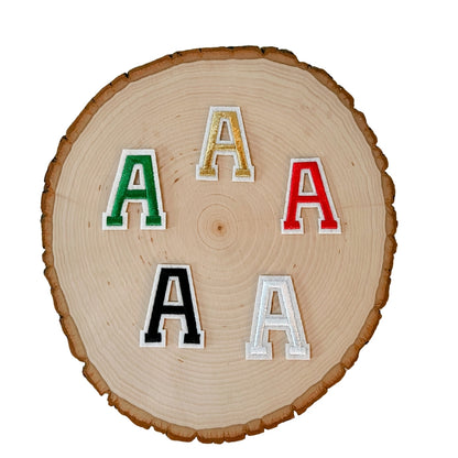 Christmas Letter Patches