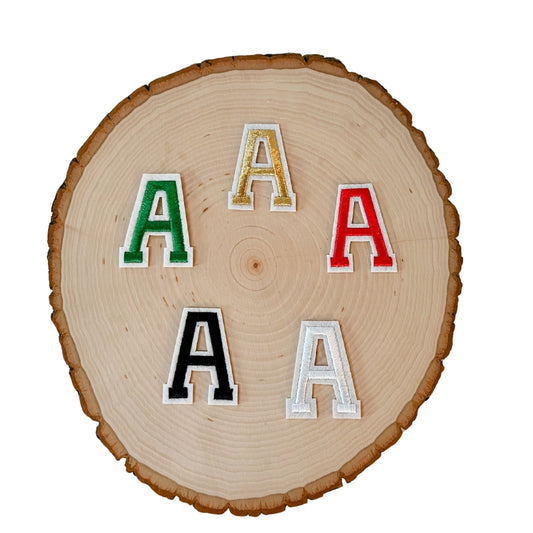 Christmas Letter Patches