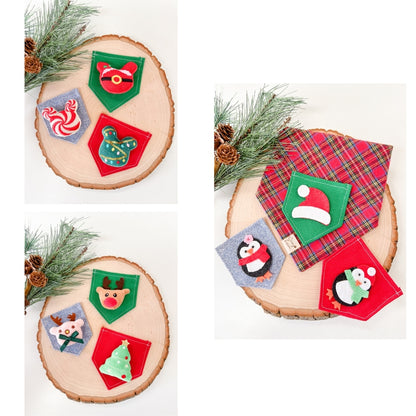Xmas Pocket Dog Bandana Add On